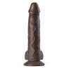 FUKR Gode Vibrant à Poussée Wardik 17 x 4cm Marron